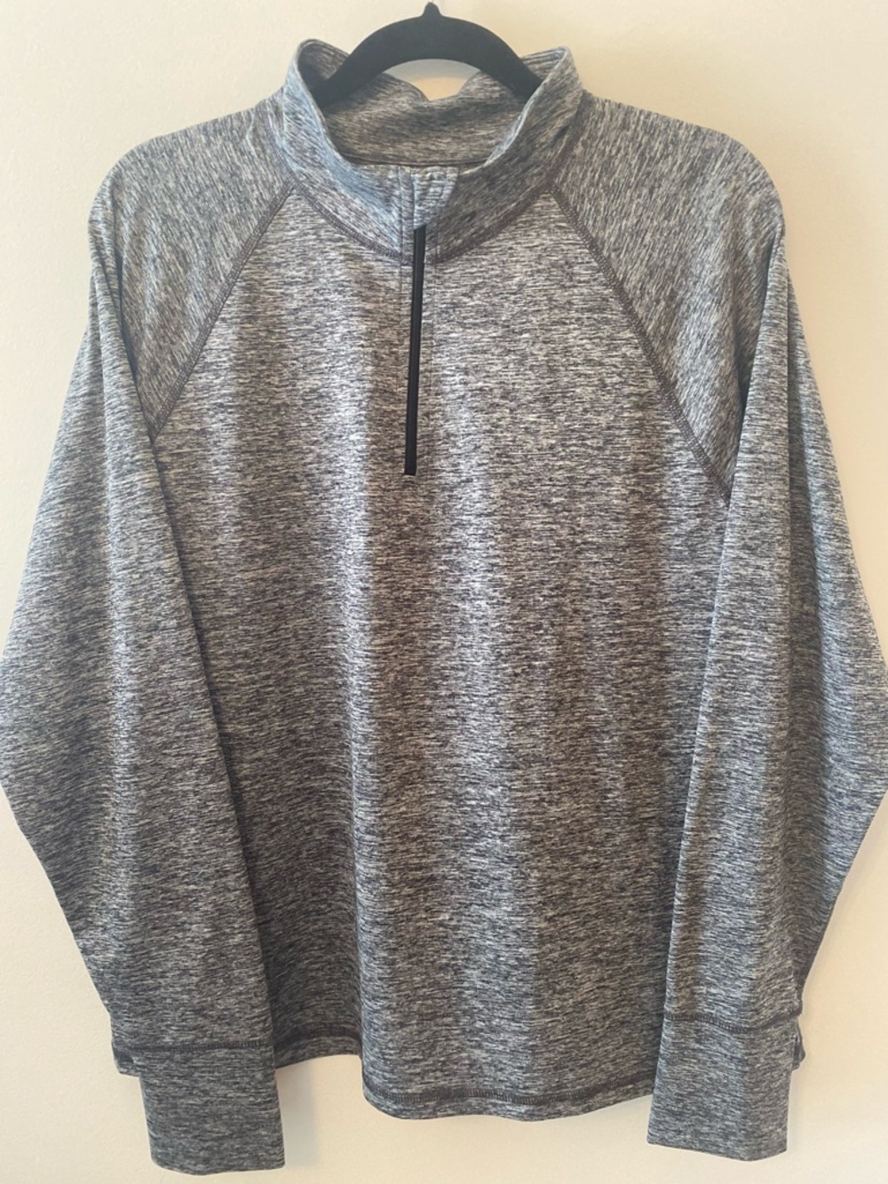 Heathered Gray Quarter-Zip Pullover